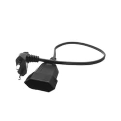 Europea Male Plug to Female Socket Power Cable for PC Computer (0.6M)