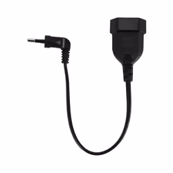 Europea Male Plug to Female Socket Power Cable for PC Computer (0.)