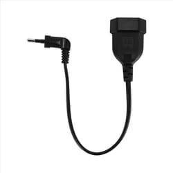 Europea Male Plug to Female Socket Power Cable for PC Computer (0.)