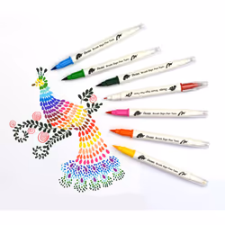 Pentel SESW30C-30 Brush Sign Pen Twin  30 Colour Set  Fibre Tip Pens with Two Flexible Tips  Water-based Ink  Assorted  Pack of 30