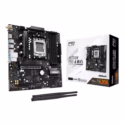 Asrock A620AM PRO-A WIFI AMD A620 Socket AM5 micro ATX - Additional view 5