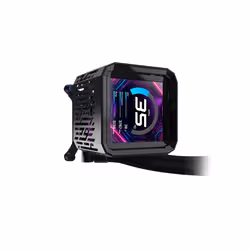 Asrock Phantom Gaming 360 LCD Processor Liquid cooling kit 12 cm Black - Additional view 7