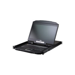 ATEN 16-Port USB HDMI Single Rail WideScreen LCD KVM Switch
