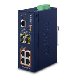 PLANET IGS-5225-4P2S network switch Managed L2+ Gigabit Ethernet (10/100/1000) Power over Ethernet (PoE) Blue