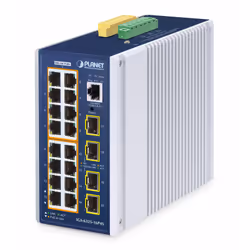PLANET IGS-6325-16P4S, Managed, L3, Gigabit Ethernet (10/100/1000), Full duplex, Power over Ethernet (PoE), Wall mountable