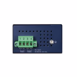 PLANET IPOE-270 network switch Power over Ethernet (PoE) Blue