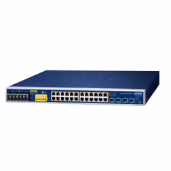 PLANET IGS-R4215-24P4X, Managed, L2+, Gigabit Ethernet (10/100/1000), Power over Ethernet (PoE), Rack mounting, 1U
