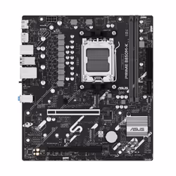 ASUS PRIME B850M-K, AMD, Socket AM5, AMD Ryzen 7000 Series, AMD Ryzen 8000 Series, AMD Ryzen 9000 Series, Socket AM5, DDR5-SD ...