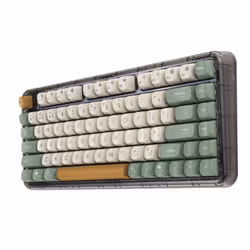ASUS Jelly75 KD201 keyboard Universal USB + RF Wireless + Bluetooth Green, Beige, Orange - Additional view 7