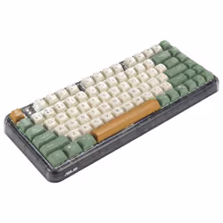 ASUS Jelly75 KD201 keyboard Universal USB + RF Wireless + Bluetooth Green, Beige, Orange - Additional view 8