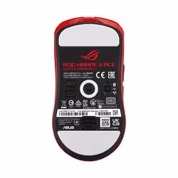ASUS ROG Harpe II Ace RED mouse Gaming Right-hand RF Wireless + Bluetooth + USB Type-A Optical 42000 DPI - Additional view 2