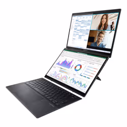 ASUS Zenbook Duo UX8406CA-QL289W Intel Core Ultra 9 285H Hybrid (2-in-1) 35.6 cm (14") Touchscreen WUXGA 32 GB LPDDR5x-SDRAM 2 TB SSD Wi-Fi 7 (802.11be) Windows 11 Home Grey - Additional view 6