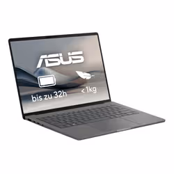 ASUS Zenbook A14 UX3407QA-QD496W Copilot+ PC Snapdragon X1-26-100 Laptop 35.6 cm (14") WUXGA 32 GB LPDDR5x-SDRAM 1 TB SSD Wi-Fi 6E (802.11ax) Windows 11 Home German Grey - Additional view 4