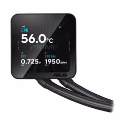 ASUS PRIME LC II 360 ARGB LCD Processor All-in-one liquid cooler 12 cm Black 1 pc(s) - Additional view 4