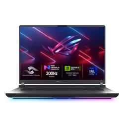 ASUS ROG Strix G16 G615LW-TS262W Intel Core Ultra 9 290HX Plus Laptop 40.6 cm (16") WQXGA 32 GB DDR5-SDRAM 1 TB SSD NVIDIA GeForce RTX 5080 Wi-Fi 7 (802.11be) Windows 11 Home Black, Grey