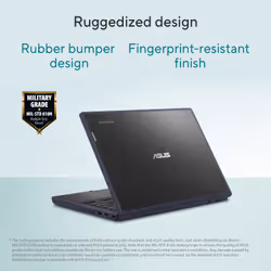 ASUS BR12CT-C81XA Intel® N N150 Laptop 31 cm (12.2") WUXGA 8 GB LPDDR5-SDRAM 128 GB UFS Wi-Fi 6 (802.11ax) Windows 11 Pro Education UK English Grey - Additional view 8