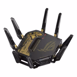 ASUS ROG Rapture GT-BE98 wireless router 10 Gigabit Ethernet Quad-band (2.4 GHz / 5 GHz-1 / 5 GHz-2 / 6 GHz) Black - Additional view 5