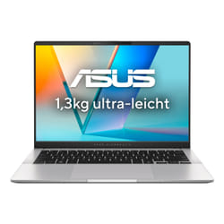 ASUS Vivobook S14 OLED S5406SAL-SF312W Copilot+ PC Intel Core Ultra 5 226V Laptop 35.6 cm (14") WUXGA 16 GB LPDDR5x-SDRAM 512 GB SSD Wi-Fi 7 (802.11be) Windows 11 Home German Silver