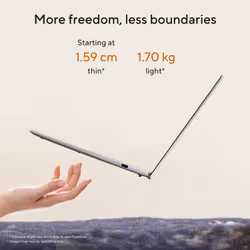 ASUS Vivobook S16 M3607GA-SH011W Copilot+ PC AMD Ryzen™ AI 7 445 Laptop 40.6 cm (16") WUXGA 16 GB DDR5-SDRAM 512 GB SSD Wi-Fi 6 (802.11ax) Windows 11 Home Grey - Additional view 6
