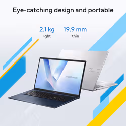 ASUS Vivobook 17 X1704MA-AU081W Intel Core 3 304 Laptop 43.9 cm (17.3") Full HD 8 GB DDR5-SDRAM 128 GB SSD Wi-Fi 6 (802.11ax) Windows 11 Home Silver - Additional view 7