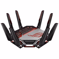 ASUS ROG Rapture GT-BN98 wireless router 10 Gigabit Ethernet Quad-band (2.4 GHz / 5 GHz-1 / 5 GHz-2 / 6 GHz) Black, White