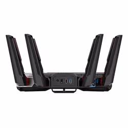 ASUS ROG Rapture GT-BN98 wireless router 10 Gigabit Ethernet Quad-band (2.4 GHz / 5 GHz-1 / 5 GHz-2 / 6 GHz) Black, White - Additional view 7