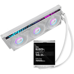 ASUS ROG Strix LC IV 360 ARGB LCD White Edition Processor Liquid cooling kit 12 cm