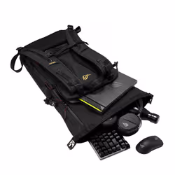 ASUS ROG SLASH Edition 20 backpack Roll top backpack Black Polyester, PU leather - Additional view 7