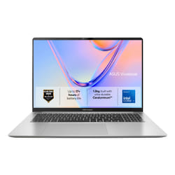 ASUS Vivobook S16 S5652MA-TK097W Intel Core 5 320 Laptop 40.6 cm (16") WUXGA 16 GB LPDDR5x-SDRAM 256 GB SSD Wi-Fi 6 (802.11ax) Windows 11 Home Silver