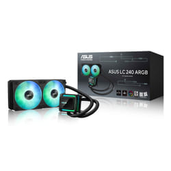 ASUS LC 240 ARGB Processor All-in-one liquid cooler 12 cm Black 1 pc(s)