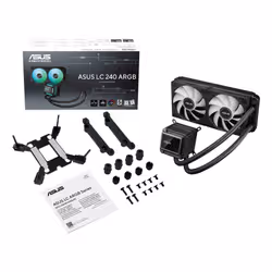ASUS LC 240 ARGB Processor All-in-one liquid cooler 12 cm Black 1 pc(s) - Additional view 6