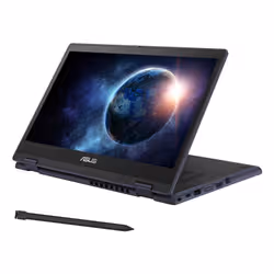 ASUS BR1402F-i3S81XA Intel Core i3 N-series i3-N305 Hybrid (2-in-1) 35.6 cm (14") Touchscreen Full HD 8 GB DDR4-SDRAM 128 GB UFS Wi-Fi 6 (802.11ax) Windows 11 Pro Education Grey QWERTY UK English - Additional view 2