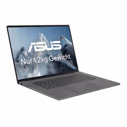 ASUS Zenbook A16 UX3607QA-SH132W Copilot+ PC Snapdragon X1-26-100 Laptop 40.6 cm (16") WUXGA 16 GB LPDDR5x-SDRAM 512 GB SSD Wi-Fi 6E (802.11ax) Windows 11 Home German Grey - Additional view 5