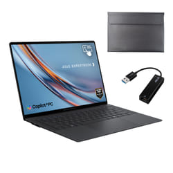 ASUS ExpertBook B9 B9406CA-X961X Copilot+ PC Intel Core Ultra X9 388H Laptop 35.6 cm (14") Touchscreen WQXGA+ 64 GB LPDDR5x-SDRAM 1 TB SSD Wi-Fi 7 (802.11be) Windows 11 Pro Grey QWERTY UK English