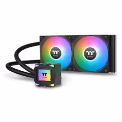 Thermaltake LA240 ARGB, Liquid cooling kit, 12 cm, 600 RPM, 2500 RPM, Black
