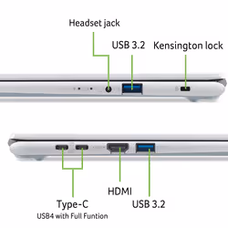 Acer Aspire Go 14 AG14-72P-54QG Notebook - Additional view 2
