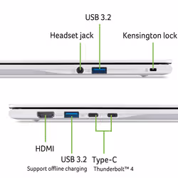 Acer Swift SPIN 15 AI CU7 16 512GB WH CP - Additional view 2