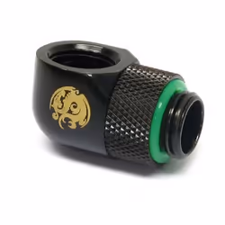 Bitspower BP-MB90R, Brass, Black, 18 x 18 x 31.8 mm