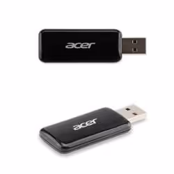 Acer MC.JG711.007, Wireless, USB, WLAN, Wi-Fi 4 (802.11n), 300 Mbit/s, Black
