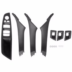 RHD Car Interior Door Handle Door Panel Pull Trim Cover Black RHD