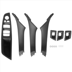 RHD Car Interior Door Handle Door Panel Pull Trim Cover Black RHD