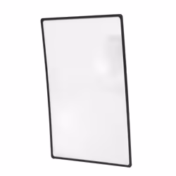 Reading support sheet Magnifier Magnifying glass 3-zoom Black