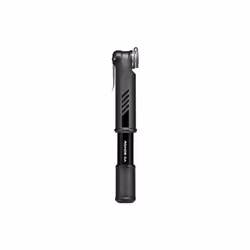 Topeak Roadie DA, Hand air pump, Bicycle, Black, T-type grip, 8 bar, Aluminium