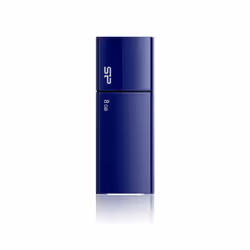 Silicon Power Ultima U05, 8 GB, USB Type-A, 2.0, Cap, 9.2 g, Blue