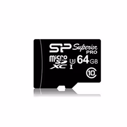 Silicon Power 64GB MicroSDXC, 64 GB, MicroSDXC, Class 10, UHS-I