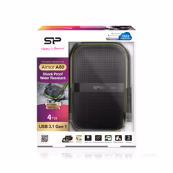 Silicon Power Armor A60 external hard drive 4 TB 2.5" Micro-USB B 3.2 Gen 1 (3.1 Gen 1) Black, Green - Additional view 6