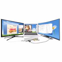 j5create JUD380 USB™ 3.0 Mini Dock, includes 1x HDMI port and 3x USB ports, Silver - Additional view 8