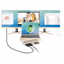 j5create JCD381-N USB Type-C™ Dual HDMI Mini Dock-Ethernet/ USB 3.1 HUB / PD2.0 - Additional view 5