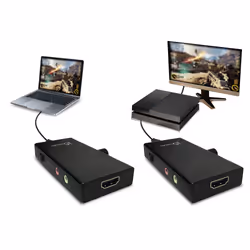 j5create JVA02 Live Capture Adapter HDMI™ to USB-C™ with Power Delivery, Black - Additional view 5