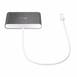 j5create JCA366-N USB-C™ to 4-Port HDMI™ Multi-Monitor Adapter, Silver - Additional view 4